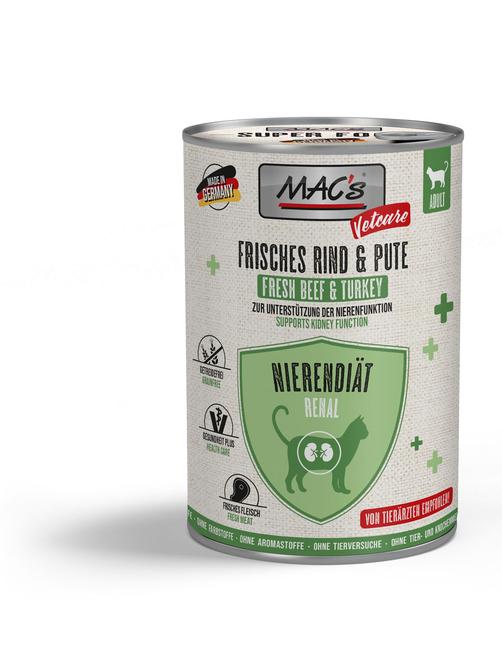 Cat Vetcare Nierendiät Rind & Pute 2,4 kg