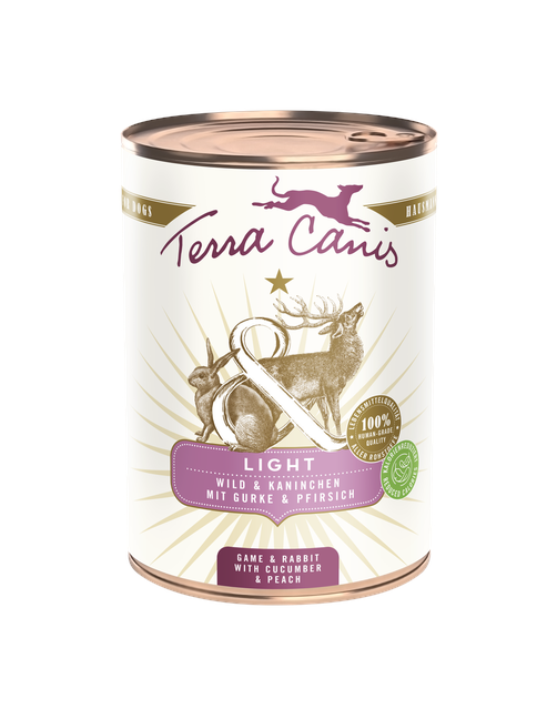 Light | Wild & Kaninchen mit Gurke und Pfirsich 6 x 400 g