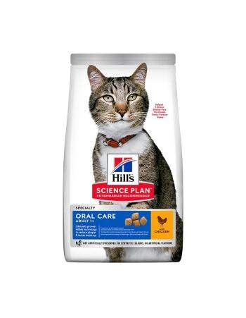 Science Plan Trockenfutter Katze, Adult, Oral Care, mit Huhn 1,5 kg