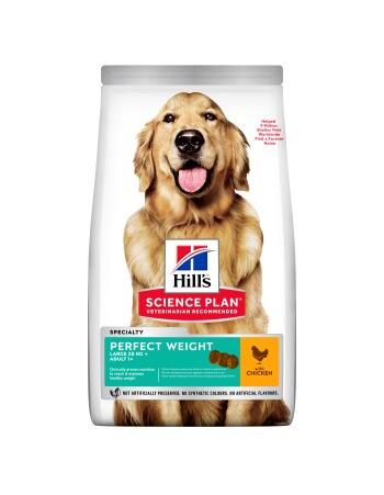 Science Plan Trockenfutter Hund, Perfect Weight, Large Breed Adult, mit Huhn 12 kg