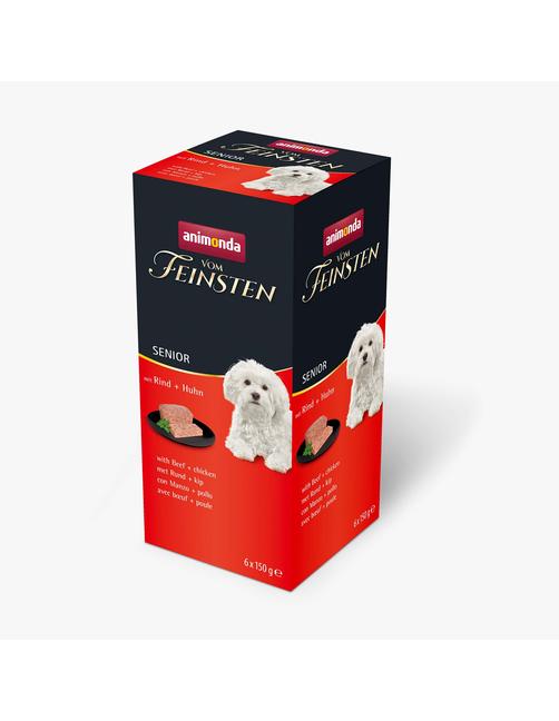 Senior mit Rind + Huhn 6 x 150 g