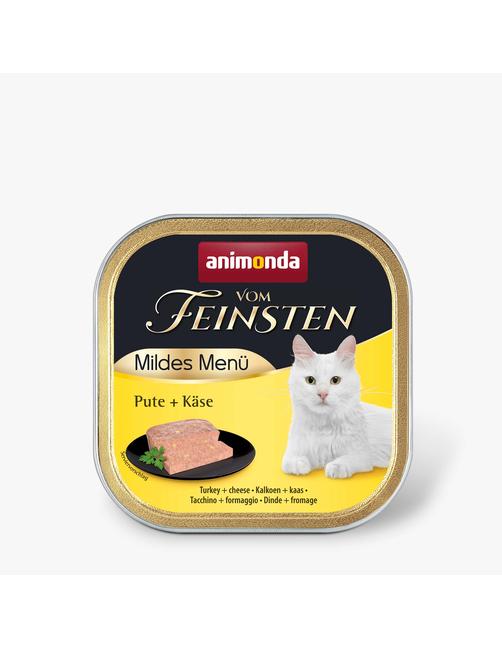 Vom Feinsten Adult Mildes Menü Pute + Käse 32 x 100 g