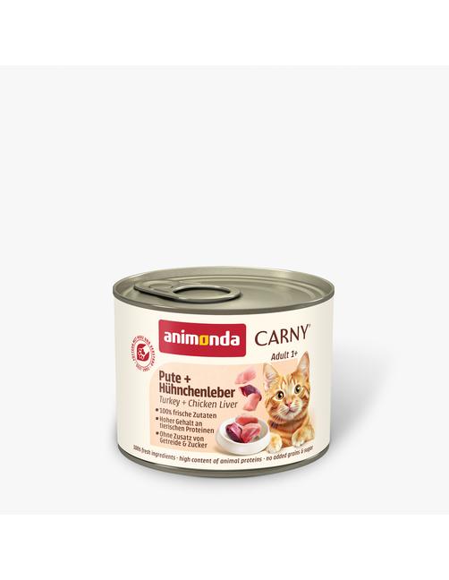 Carny Adult Pute + Hühnchenleber 6 x 200 g