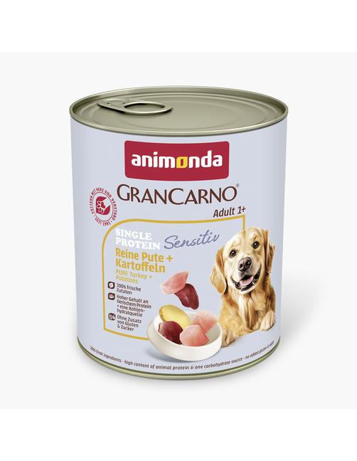 Grancarno Adult Sensitiv Reine Pute + Kartoffeln 6 x 800 g