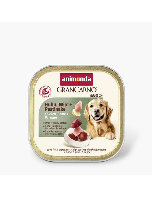 Grancarno Adult Huhn, Wild + Pastinake 22 x 150 g
