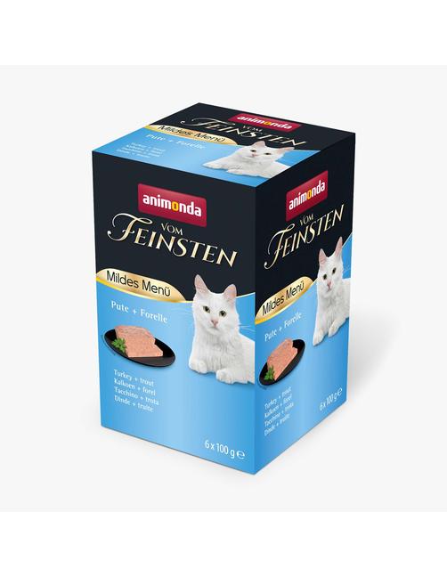 Vom Feinsten Adult Mildes Menü Pute + Forelle 6 x 100 g