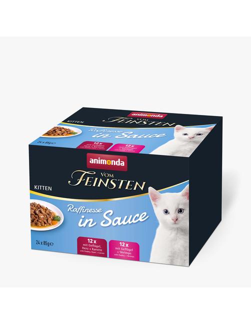 Vom Feinsten Kitten Raffinesse in Sauce Kitten 24 X 85g Mixpack 24 x 85 g