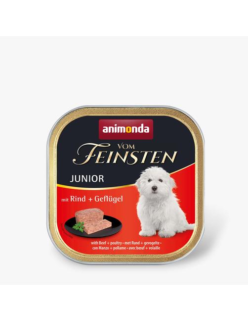 Vom Feinsten Junior mit Rind + Geflügel 22 x 150 g