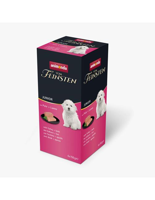 Vom Feinsten Junior mit Pute + Lamm 6 x 150 g