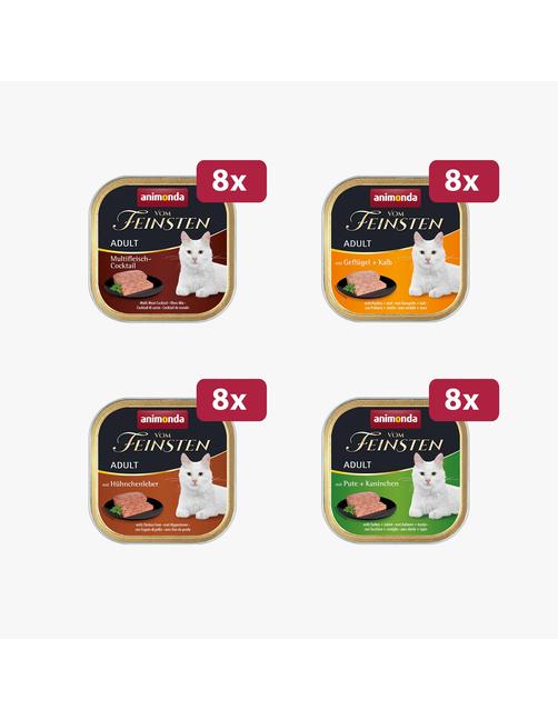 Vom Feinsten Adult Feinschmecker-Geflügel Vielfalt 32 x 100 g