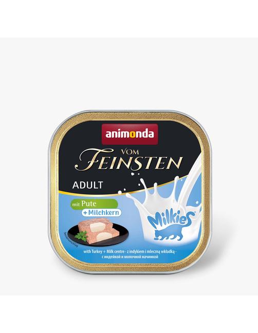 Vom Feinsten Adult mit Milkies-Kern mit Pute + Milchkern 32 x 100 g