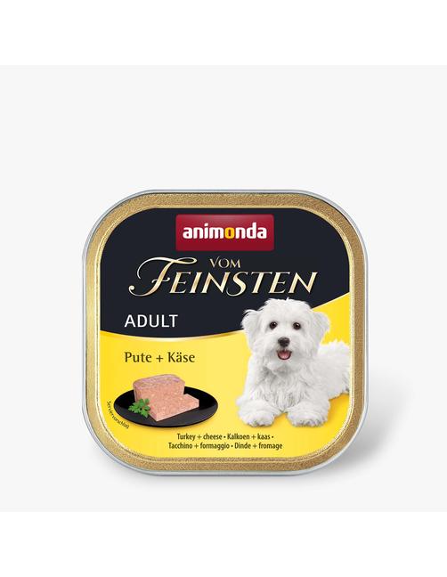 Vom Feinsten Adult Pute + Käse 22 x 150 g