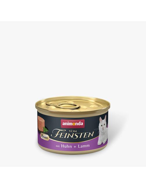 Vom Feinsten Adult Mousse mit Huhn + Lamm 12 x 85 g