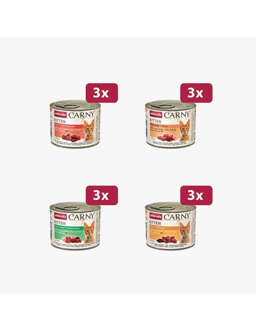 Carny Kitten Variation für Katzenkinder 12 x 200 g