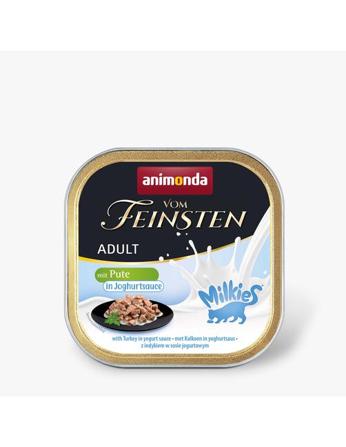Vom Feinsten Adult mit Milkies-Sauce mit Pute in Joghurtsauce 32 x 100 g