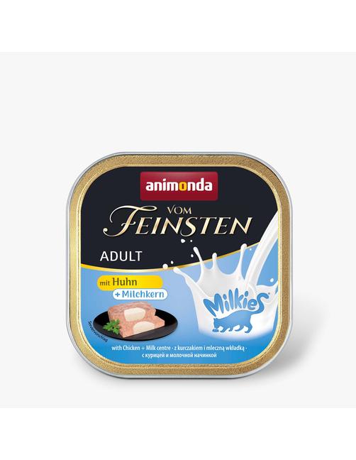 Vom Feinsten Adult mit Milkies-Kern mit Huhn + Milchkern 32 x 100 g