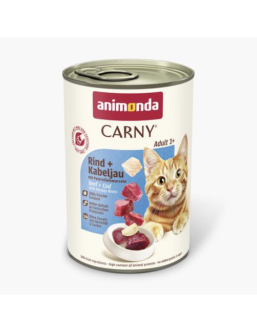 Carny Adult Rind + Kabeljau mit Petersilienwurzeln 6 x 400 g