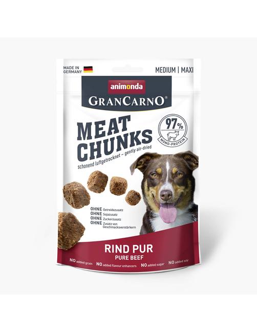 Grancarno Adult Meat Chunks Rind Pur 80 g