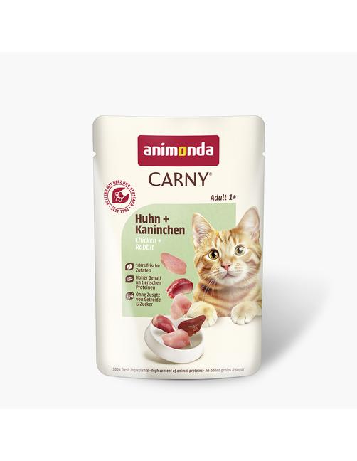 Carny Adult Huhn + Kaninchen 12 x 85 g