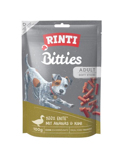 Bitties Adult Soft Sticks Ente mit Ananas & Kiwi 100 g