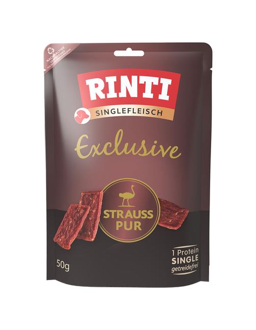 Singlefleisch Exclusive Snack Strauß Pur Strauß Pur 50 G 3 x 50 g