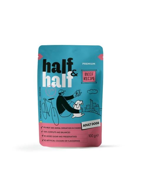 Premium Nassfutter für Ausgewachsene Hunde Rind, Beutel 100 g