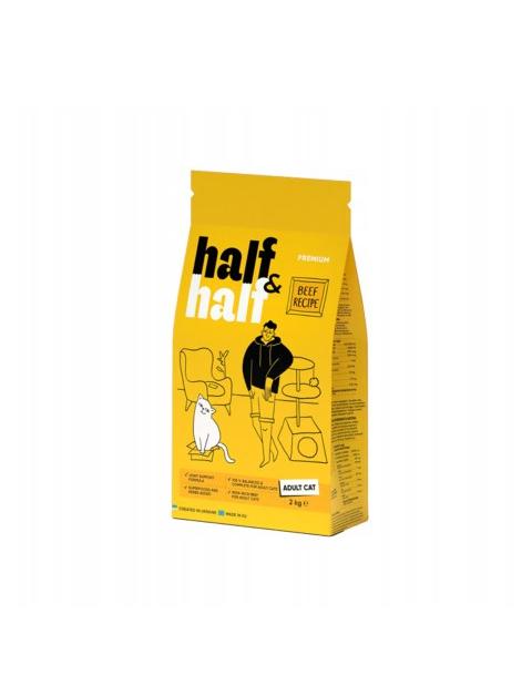 Premium Trockenfutter für Erwachsene Katzen Rind 2 kg