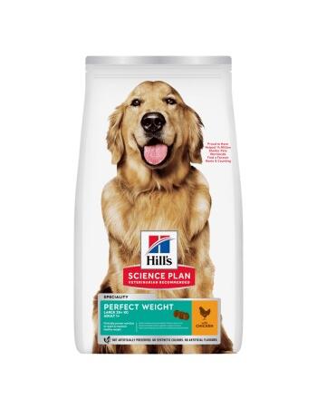 Hill’s Science Plan Trockenfutter Hund, Perfect Weight, Large Breed Adult, mit Huhn 12 kg
