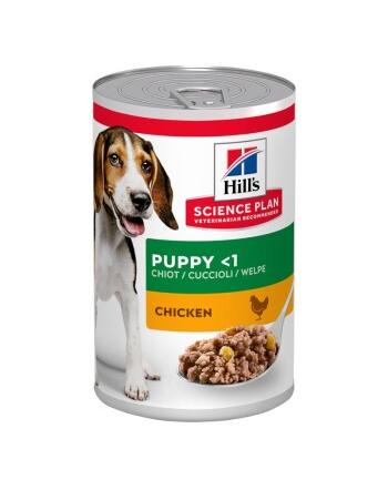 Hill’s Science Plan Nassfutter Hund, Puppy, Huhn 24 x 370 g