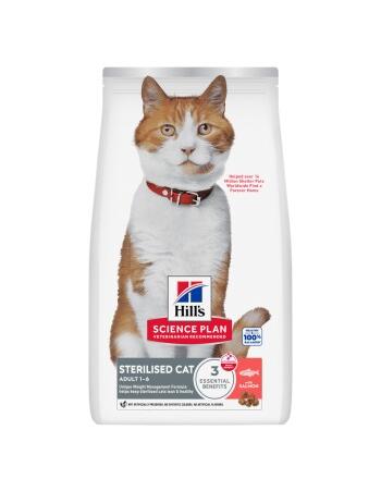 Science Plan Trockenfutter Katze, Adult, Sterilised mit Lachs 2 x 10 kg