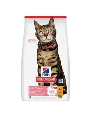 Science Plan Trockenfutter Katze, Adult, Light, Huhn 2 x 10 kg