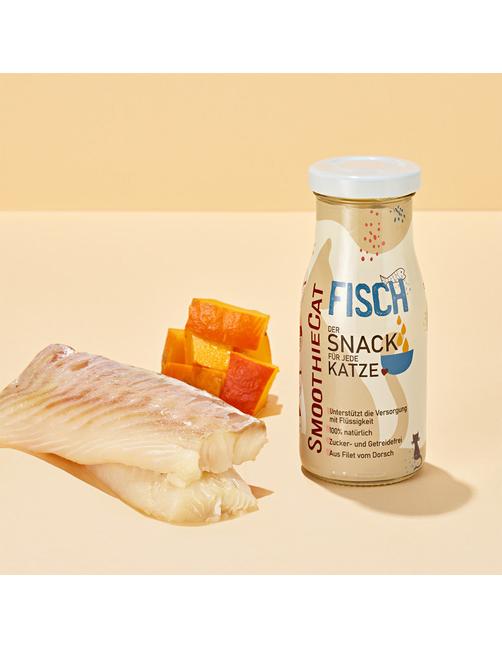 Einzelflasche Katzensmoothie Fisch 270 g