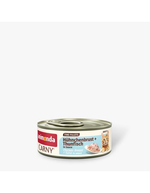 Carny Adult Fine Fillets Hühnchenbrust + Thunfisch In Sauce 12 x 60 g