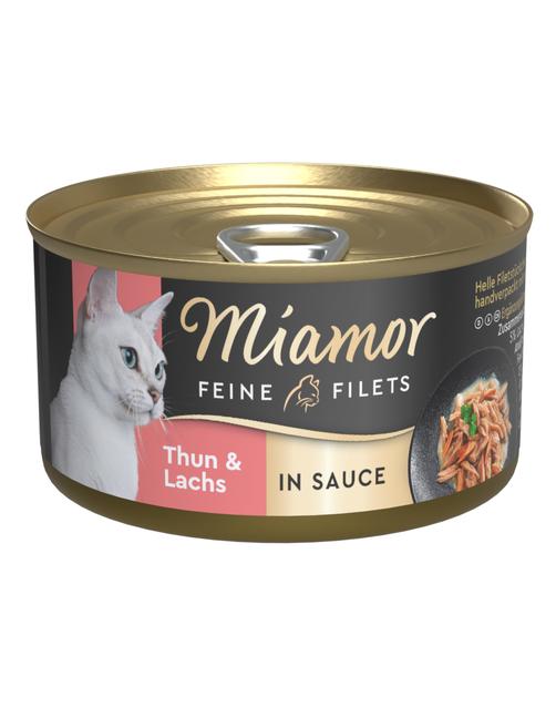 Feine Filets in Soße Thunfisch & Lachs 24 x 85 g