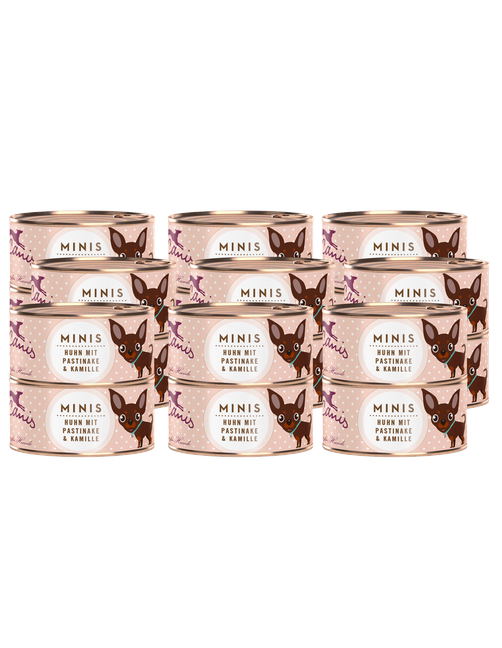 Minis | Huhn mit Pastinake und Kamille 18 x 100 g