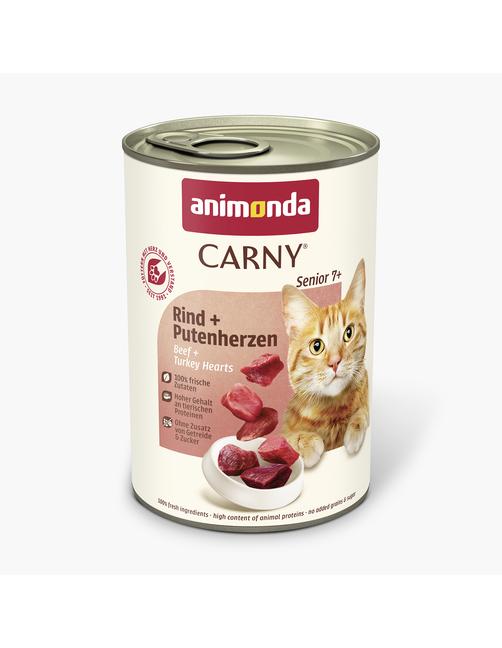 Carny Senior Rind & Putenherzen 6 x 400 g