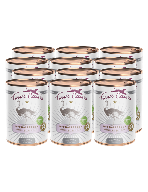 Hypoallergen | Strauß mit Pastinake 12 x 400 g