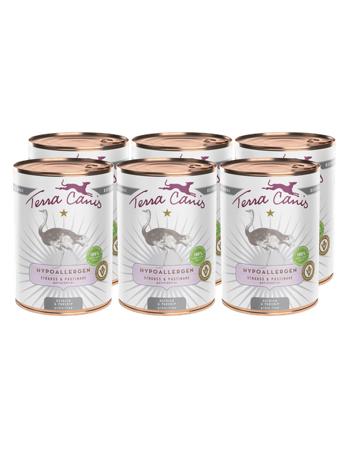 Hypoallergen | Strauß mit Pastinake 6 x 400 g