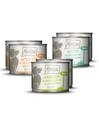 Hundefutter Nassfutter Mixpaket i Huhn & Ente, Rind, Pute, 6 Stück 6 x 200 g