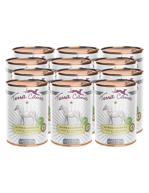 Hypoallergen | Pferd mit Topinambur 12 x 400 g