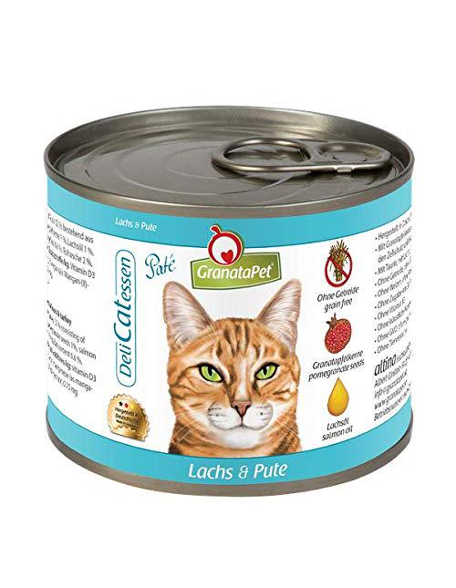 Granata Pet Delicatessen Lachs und Pute Paté 6 x 200 g