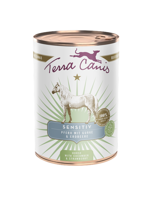 Sensitiv | Pferd mit Gurke und Erdbeere 400 g