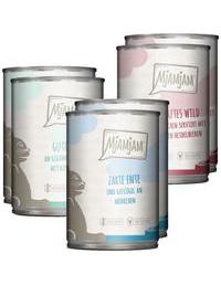 Katzenfutter Nassfutter Mixpaket Iii Wild & Kaninchen, Pute, Ente & Geflügel, Herzen, Huhn, Rind 24 x 400 g