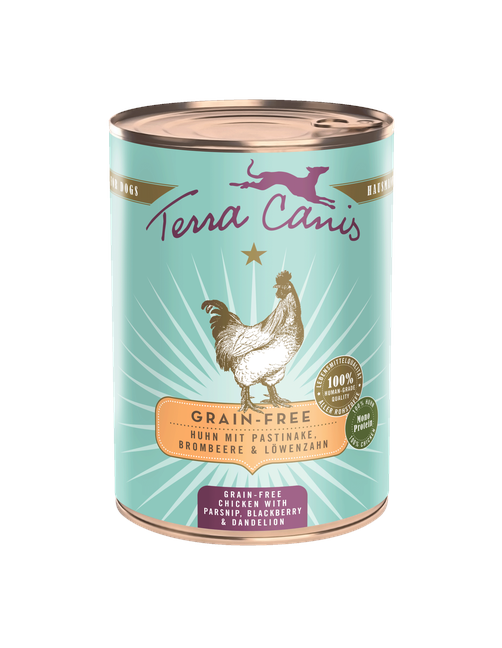 Getreidefrei | Huhn mit Pastinake, Brombeere und Löwenzahn 400 g