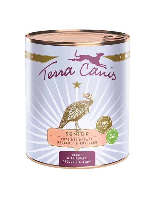 Senior | Pute mit Papaya, Brokkoli und Gesundheitskräutern 800 g