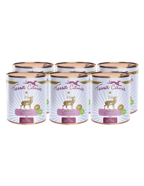 Senior | Wild mit Tomate, Apfel und Gesundheitskräutern 6 x 800 g