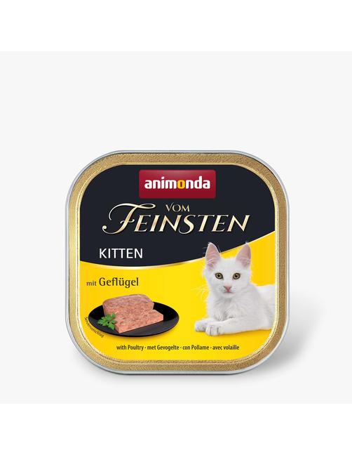 Vom Feinsten Kitten mit Geflügel 32 x 100 g