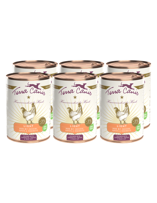 Terra Canis Light | Huhn mit Zucchini, Papaya und Hagebutte