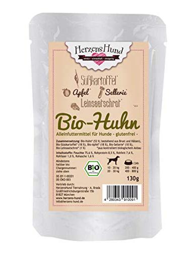 Bio Huhn mit Bio Süßkartoffel 15 x 130 g