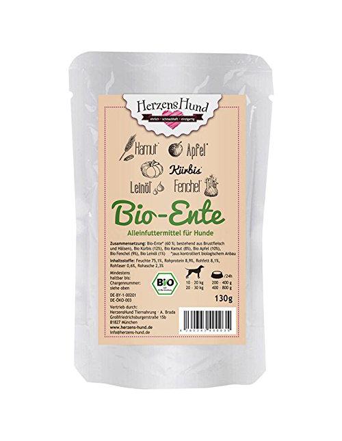 Bio-Ente mit Bio-Gemüse 15 x 130 g